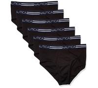 Nautica Klassische Herren-Slips aus Baumwolle im Multipack, X-Large