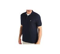 Nautica Herren Klassisches Kurzärmeliges Polo-t-Shirt Poloshirt, Marineblau, L