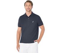 Nautica Klassisches Poloshirt für Herren, kurzärmelig, solides Performance-Deck, Poloshirt, Navy, 3X-Large Groß