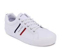 Nautica Men's Avary Casual Lace-Up Shoe,Classic Low Top Loafer, Fashion Sneaker-White-9.5
