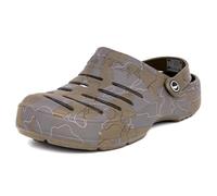 Nautica Men's Clogs - Athletic Sports Sandal - Water Shoes Slip-On with Adjustable Back Strap-River Edge-Camo-12
