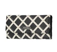 Nautica Money Manager Damen Slim Compact RFID Blocking Kreditkartenetui Clutch Wallet Organizer mit Rei verschluss M nzfach und Telefonfach i