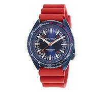 Nautica NAPNVF305 Herren Armbanduhr Vintage Silikon Armband Blau Blau Modern, blau, Modern