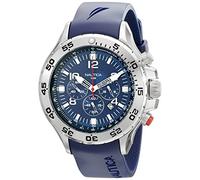 Nautica NST N14555G Herrenuhr Blaues Silikonarmband