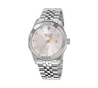 Nautica Pacific Beach Herrenuhr, Silber/Roségold, Pacific Beach