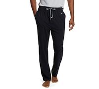 Nautica Schlaf- und Loungehose für Herren, aus weichem Strickstoff, True Black, Medium