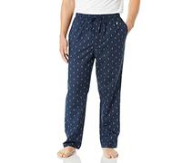 Nautica Schlafanzughose für Herren, weich, gewebt, 100% Baumwolle, elastischer Bund, Dunkelblau, Medium
