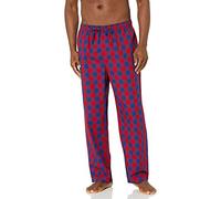 Nautica Schlafanzughose für Herren, weich, gewebt, 100% Baumwolle, elastischer Bund, Nautisches Rot, X-Large