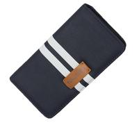 Nautica Seaside Slim RFID Geldbörse für Frauen - Kreditkartenetui mit Münzgeldbörse, Damen Clutch Kleiner Organizer mit Ausweisfenster, indigo, One Size, Minimalistisch