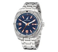 Nautica Tin Can Bay Herrenuhr NAPTCF203, Silber, Armband, silber, Armband