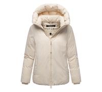 Winterjacke NAVAHOO "Blütenlicht 14", Damen, Gr. M38, cream, Obermaterial: 100% Polyester, Innenfutter: 100% Polyester, Wattierung: 100% Polyester, Ärmelfutter: 100% Polyester, gerade hüftbedeckend, h
