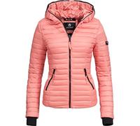 Navahoo Damen Damen leichte Übergangsjacke Steppjacke mit Kapuze Kimuk Coral Gr. XS