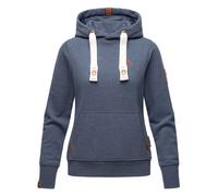 Navahoo Damen Hoodie Damlaa - Warmer Kapuzenpullover mit Hohem Kragen M