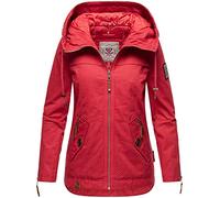 Navahoo Damen Jacke Frühling Übergangsjacke Baumwolle Parka Mantel Kapuze Wekoo XS - 3XL