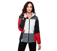 Navahoo Damen Jacke Steppjacke Übergangsjacke gesteppt Colour Blocking B841 [B841-Multikulti-French-Gr.M]