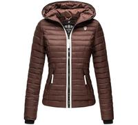 Steppjacke NAVAHOO "Kimuk Prc", Damen, Gr. S (36), braun (dunkelbraun), Oberstoff: 100% Nylon, Futter: 100% Polyester, Wattierung: 100% Polyester, Ärmelfutter: 100% Polyester, casual, figurbetont hüft