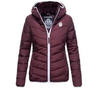 Navahoo Damen Jacke Steppjacke Übergangsjacke gesteppt Stepp Herbst B675 [B675-Elv-Weinrot-Gr.XS]
