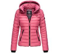 Navahoo Damen Jacke Übergangsjacke Frühling Frühjahr Steppjacke Winterjacke mit abnehmbare Kapuze Kordelzug gesteppt leichte Frauen Outdoor Freizeit Wandern Reiten Lulana Berry XS