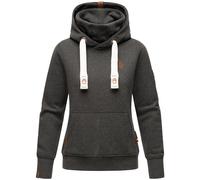 NAVAHOO Damen Kapuzensweatshirt Weicher Hoodie mit dicken Tunnelzugkordeln & Kapuze Raniaa
