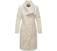 Kurzmantel NAVAHOO "Samtrose 14", Damen, Gr. L (40), weiß (sanftes weiß), Obermaterial: 90% Polyester, 10% Viskose, Innenfutter: 100% Polyester, Ärmelfutter: 100% Polyester, elegant, figurumspielend k