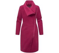Kurzmantel NAVAHOO "Samtrose 14", Damen, Gr. M (38), lila (beere), Obermaterial: 90% Polyester, 10% Viskose, Innenfutter: 100% Polyester, Ärmelfutter: 100% Polyester, elegant, figurumspielend knieumsp