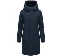 Wintermantel NAVAHOO "Hageltanz 14", Damen, Gr. S (36), navy, Obermaterial: 55% Polyester, 45% Nylon; Innenfutter: 100% Polyester; Wattierung: 100% Polyester; Ärmelfutter: 100% Polyester; Kunstpelz: 1