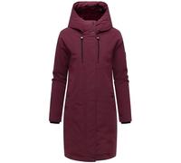 Wintermantel NAVAHOO "Hageltanz 14", Damen, Gr. M (38), weinrot, Obermaterial: 55% Polyester, 45% Nylon; Innenfutter: 100% Polyester; Wattierung: 100% Polyester; Ärmelfutter: 100% Polyester; Kunstpelz