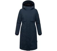 Wintermantel NAVAHOO "Eismelodie 14", Damen, Gr. XL (42), blau (navy), Obermaterial: 100% Polyester, Innenfutter: 100% Polyester, Wattierung: 100% Polyester, Ärmelfutter: 100% Polyester, modisch, figu