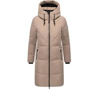 Steppmantel NAVAHOO "Kältekuschel XIV", Damen, Gr. M (38), taupe, Obermaterial: 100% Polyester; Innenfutter: 100% Polyester; Wattierung: 100% Polyester; Ärmelfutter: 100% Polyester, tailliert ca. Mitt