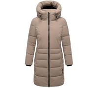 Steppmantel NAVAHOO "Mondnebel XIV", Damen, Gr. XL (42), grau (taupe), Obermaterial: 100% Polyester; Innenfutter: 100% Polyester; Wattierung: 100% Polyester; Ärmelfutter: 100% Polyester, modisch, figu