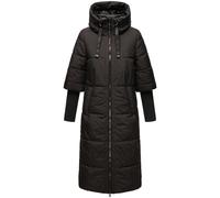 Steppmantel NAVAHOO "Ciao Miau XIV", Damen, Gr. XXXL(46), schwarz, Oberstoff: 100% Polyester, Futter: 100% Polyester, Wattierung: 100% Polyester, Ärmelfutter: 100% Polyester, oversize ca. Mitte Wade,