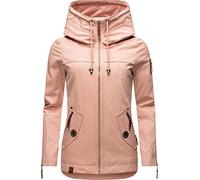 Navahoo Damen leichte Übergangsjacke mit Kapuze Wekoo Light Rose Dots Gr. M