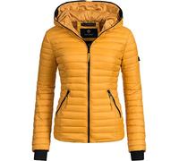 Navahoo Damen leichte Übergangsjacke Steppjacke mit Kapuze Kimuk | Länge: hüftlang | Wärmegrad 2 von 3 - für die Übergangszeit | wasserabweisend | gefütterte Kapuze