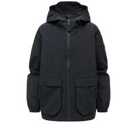 Outdoorjacke NAVAHOO "Donnerwetter 14", Gr. XL (42), schwarz, Obermaterial: 100% Nylon. Innenfutter: 62% Polyester, 33% Viskose, 5% Elasthan. Ärmelfutter: 100% Polyester, lässig geschnitten hüftbedeck