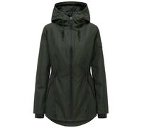 Outdoorjacke NAVAHOO "Blumentanz 14", Damen, Gr. M (38), grün (olivgrün), Obermaterial: 100% Polyester. Innenfutter: 100% Polyester. Ärmelfutter: 100% Polyester, tailliert hüftbedeckend, hoch geschlos