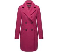 Kurzmantel NAVAHOO "Frostjuwel 14", Damen, Gr. XS (34), rot (weinrot), Obermaterial: 80% Polyester, 10% Modacryl, 10% Viskose, Innenfutter: 100% Polyester, Ärmelfutter: 100% Polyester, elegant, gerade