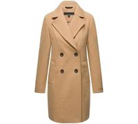 Kurzmantel NAVAHOO "Frostjuwel 14", Damen, Gr. L (40), braun (camelfarben), Obermaterial: 80% Polyester, 10% Modacryl, 10% Viskose, Innenfutter: 100% Polyester, Ärmelfutter: 100% Polyester, elegant, g