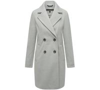 Kurzmantel NAVAHOO "Frostjuwel 14", Damen, Gr. S (36), grau, Obermaterial: 80% Polyester, 10% Modacryl, 10% Viskose, Innenfutter: 100% Polyester, Ärmelfutter: 100% Polyester, elegant, gerade ca. Mitte