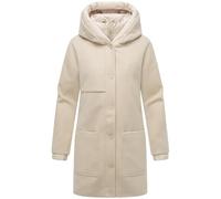 Kurzmantel NAVAHOO "Flauschwunder 14", Damen, Gr. M (38), beige, Obermaterial: 90% Polyacryl, 8% Viscose, 2% Elastan; Obermaterial 2: 100% Polyester; Innenfutter: 100% Polyester; Wattierung: 100% Poly
