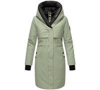Kurzmantel NAVAHOO "Snowelf", Damen, Gr. XS (34), grün (rauchmint), Obermaterial: 45% Baumwolle, 55% Nylon, Futter: 100% Polyester, Wattierung: 100% Polyester, Ärmelfutter: 100% Polyester, casual, ger