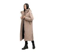 Wintermantel NAVAHOO "Schneewächter 14", Damen, Gr. S (36), taupe, Obermaterial: 100% Polyester; Innenfutter: 100% Polyester; Wattierung: 100% Polyester; Ärmelfutter: 100% Polyester, gerade knieumspie