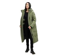 Wintermantel NAVAHOO "Schneewächter 14", Damen, Gr. XS (34), helloliv, Obermaterial: 100% Polyester; Innenfutter: 100% Polyester; Wattierung: 100% Polyester; Ärmelfutter: 100% Polyester, gerade knieum