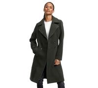 Navahoo Damen Mantel Trenchcoat Winterjacke Wintermantel B661 [B661-Wooly-Dunkegrün-Gr.3XL]
