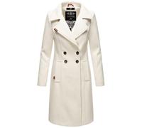 Navahoo Damen Mantel Trenchcoat Winterjacke Wintermantel B661 [B661-Wooly-Offwhite-Gr.3XL]