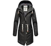 Navahoo Damen Regenjacke Parka Regenmantel mit Kapuze B919 [B919-Schwarz-Größe L-Gr. 40]