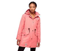 Navahoo Damen Softshell Jacke Winterjacke wasserabweisend Outdoor lang B678 [B678-Deik-Rose-Coral-Gr.XXL]