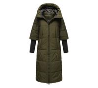 Navahoo Damen Steppjacke Ciao Miau - Extra Lang & Warm L