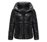 Navahoo Damen Winterjacke warme Steppjacke mit hohem Stehkragen Eispracht 14 Black Gr. 3XL
