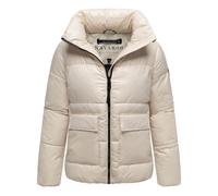 Kurzjacke NAVAHOO "Eispracht 14", Damen, Gr. XL (42), beige (cream), Obermaterial: 100% Polyester, Innenfutter: 100% Polyester, Wattierung: 100% Polyester, Ärmelfutter: 100% Polyester, modisch, gerade