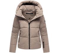 Steppjacke NAVAHOO "Frostherz XIV", Damen, Gr. XS (34), beige (taupe grau), Obermaterial: 100% Polyester. Innenfutter: 100% Polyester. Ärmelfutter: 100% Polyester. Wattierung: 100% Polyester, gerade h